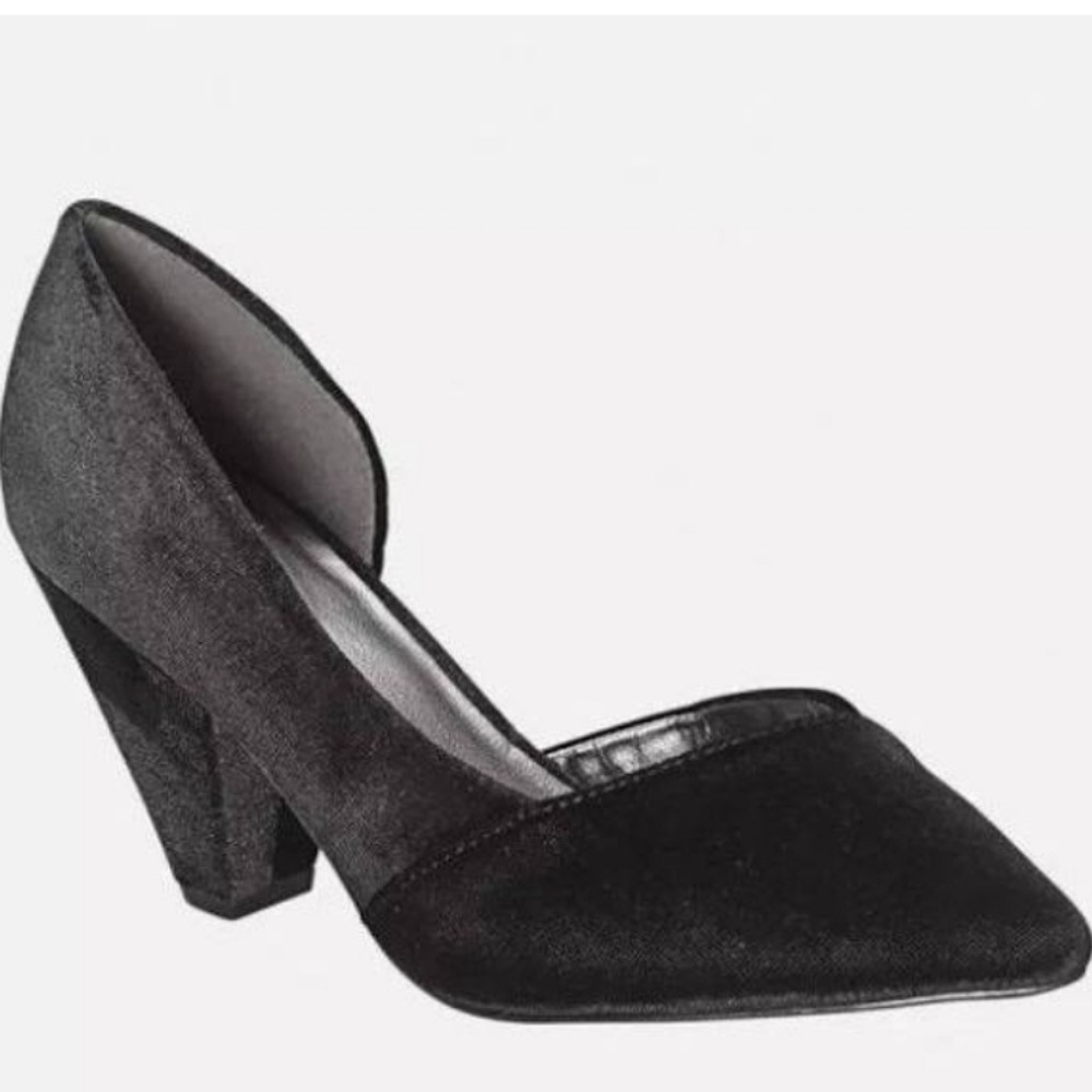 Black Velvet Shoes